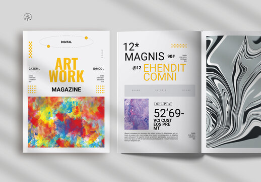 Art Work Magazine Template