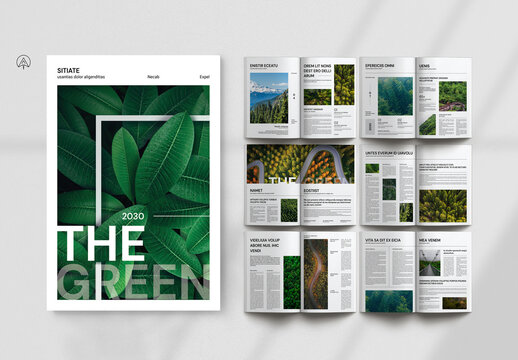 Clean Magazine Template