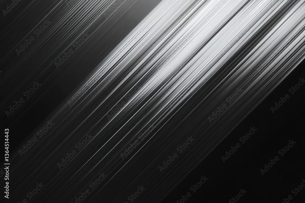 Poster abstract black and white motion blur lines creates a dynamic and modern background
