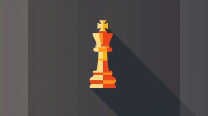 Business strategy icon in a modern design style.