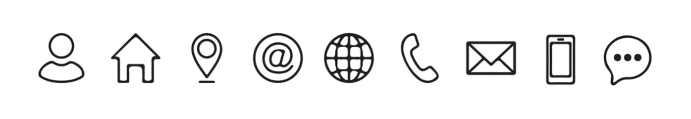 Phone icon set. home,location icon black vector icon set. vector illustration eps 10.