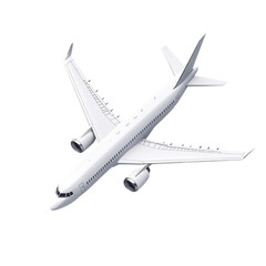 White Airplane in Flight Air Travel Journey Transportation,