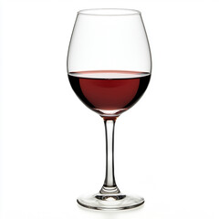 red wine in glass
