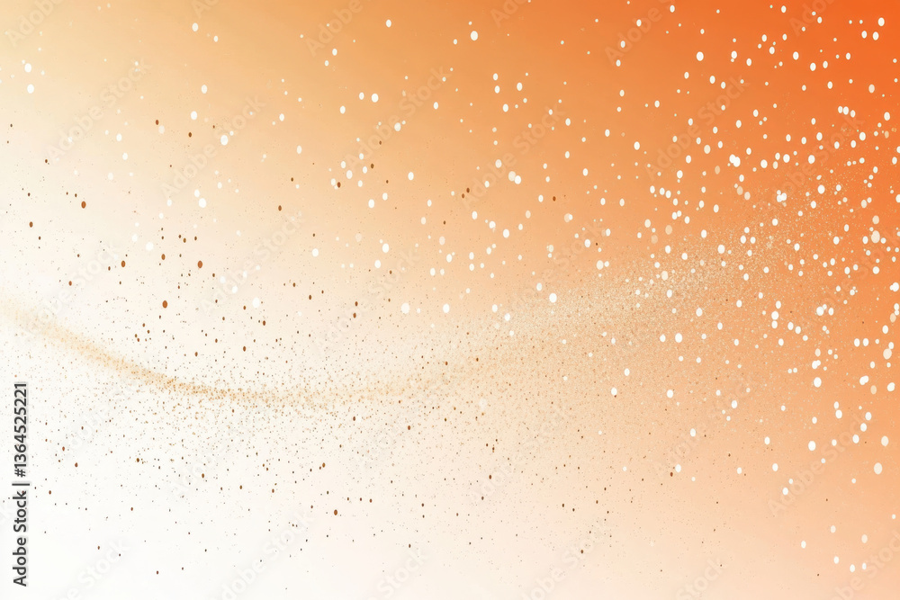 Poster abstract orange and white gradient background with subtle texture and light