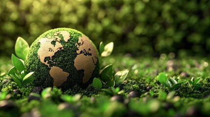 Neural lace Earth visualization with phyto-sensor data streams, dark academia style banner for green fintech apps and quantum ecology research portals.