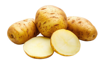 Fresh Potato Whole and Sliced