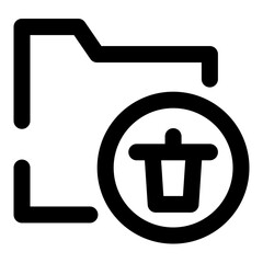 folders dashed line icon