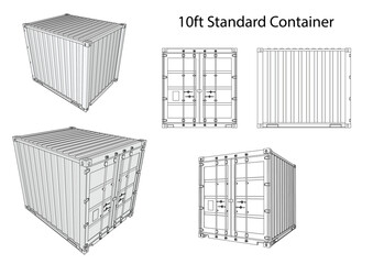 10ft Standard Container