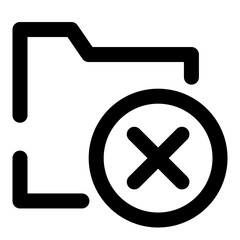 Obraz premium folders dashed line icon