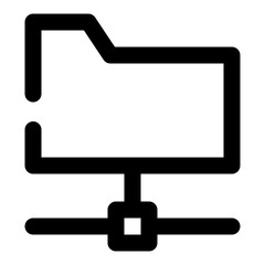 folders dashed line icon