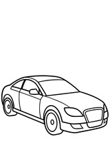 Obraz premium black sports car