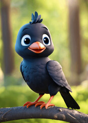 close up of a bird on a branch