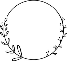 Circle Wedding Ornament