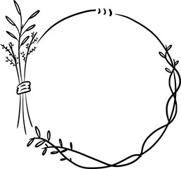 Circle Wedding Ornament