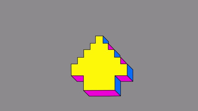 Kursor icon pixeled motion