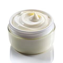 jar of cream isolated