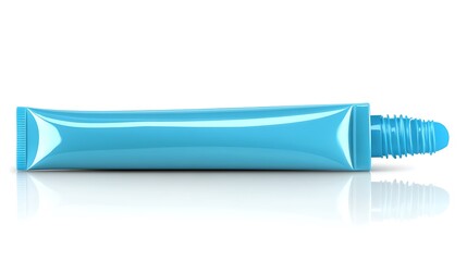 Light Blue Tube Product Studio Shot