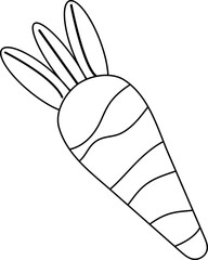 carrot easter line elementn,ornament,cultur