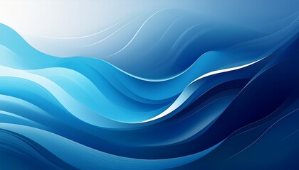 Naklejka premium From blue to white gradient background. Generated image