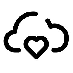 cloud computing dashed line