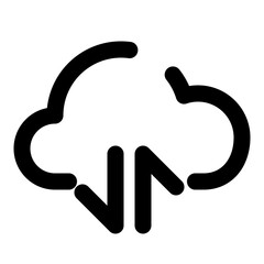 cloud computing dashed line