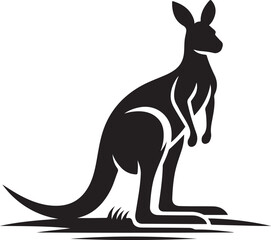 kangaroo vector illustration