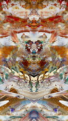 Abstract art background . Hand painting artwork on canvas .