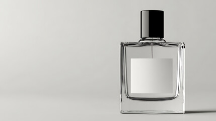 Blank perfume contain bottle isolated