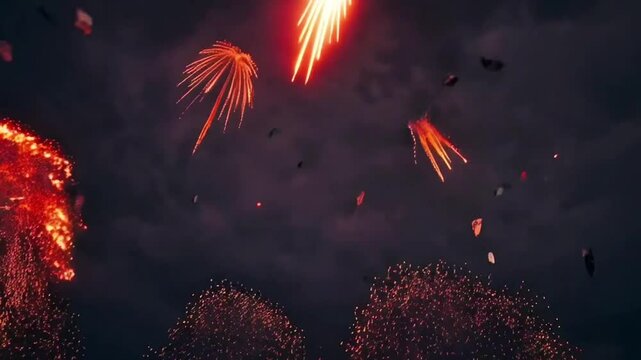 Realistic Cinematic Explosion Effect | Fiery Blast with Smoke, Sparks, and Debris | VFX Element