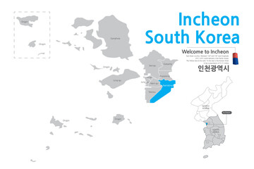 13.Incheon, Korea, Incheon Map, Seoul, Korea, Incheon city, map,