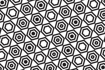 Hexagon abstract pattern background design