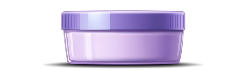 Lavender Face Cream Jar Studio Shot