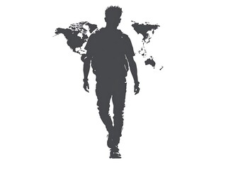 Global Traveler Silhouette.