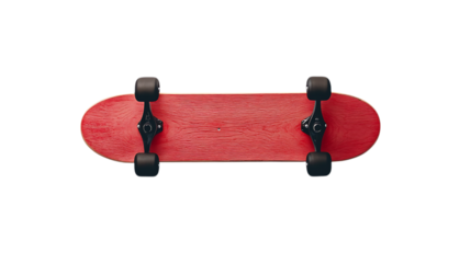 Red skateboard png