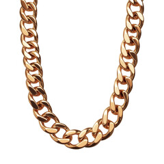 Obraz premium Gold chain necklace luxury jewelry vibrant stripes background