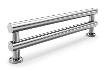 Stainless Steel Towel Rail, White Background