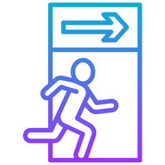 Emergency Exit Icon
