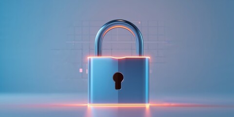 Digital security measures understanding the significance of padlocks in data protection virtual environments conceptual design modern technology digital safe space