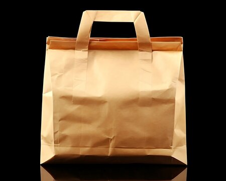Brown Paper Shopping Bag.