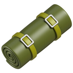 Sleeping Mat 3D Illustration