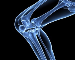 Human Knee X-ray Visualization