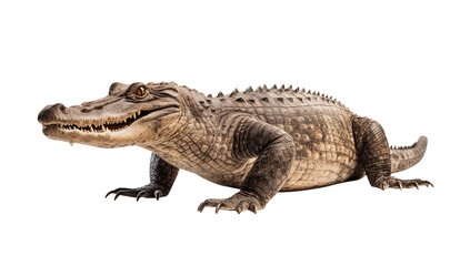 Obraz premium crocodile png isolated on transparent background 