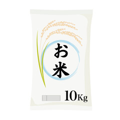 お米10㎏のパッケージ