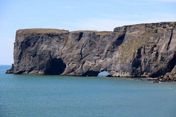 Dyrholaey is a towering peninsula in southern Iceland, west of Vík í Myrdal