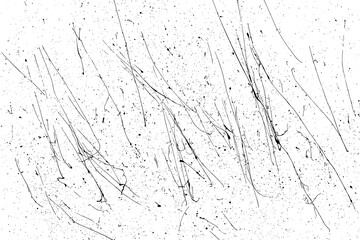 Texture wall grunge. Pattern paper old. Textured art rough design surface. Black splash on transparent background. PNG format.