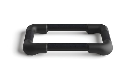 Fototapeta premium A black object with a black handle