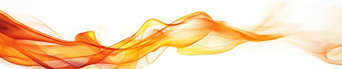 Abstract Flowing Amber Hues