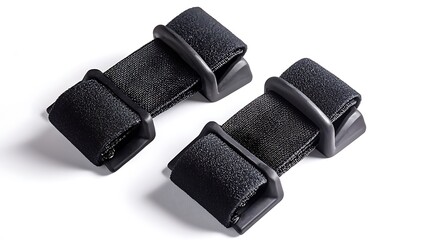 Two straps of a wristband are shown