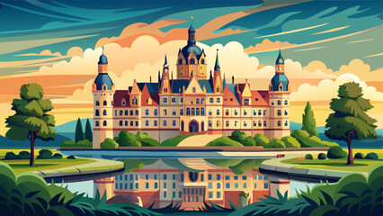 Schwerin, Schloß und Sitz des Landtags