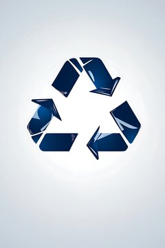 Recycling symbol graphic design